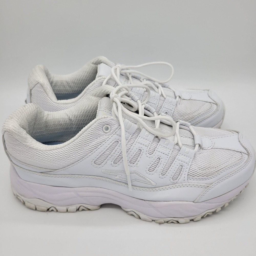 Avia Womens Walking Sneakers White Mesh Memory Foam Athletic Shoes Size 11W